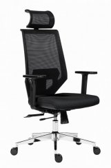 Kancelářská židle EDGE BLACK (černý sedák)