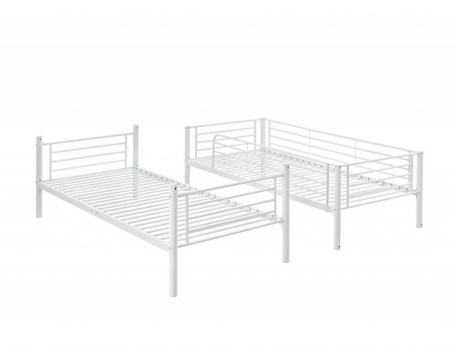 Patrová postel BUNKY 90 s možností 2 lůžek (bílá)