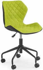 Dětská židle MATRIX (černo-zelená) - VÝPRODEJ SKLADU