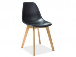 Jídelní židle MORIS buk/černá