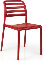 Židle Costa (červená), polypropylen