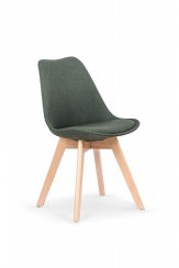 Jídelní židle K-303 (tmavě zelená)