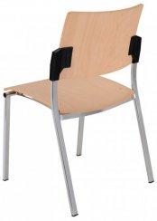 Konferenční židle SQUARE, dřevěná