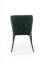 Jídelní židle K399, čalouněná (tmavě zelená)