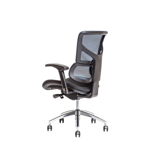 Kancelářská židle Merope BP IW 04 (modrá síťovina)