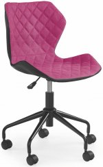Dětská židle MATRIX (černo-růžová) - VÝPRODEJ SKLADU