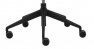 0125-CER-PLAST-KO-70-A: A-pětiramenný kónický kříž ⌀ 70 cm - černý plast
