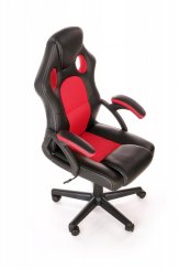 Herní židle BERKEL (černá/červená)