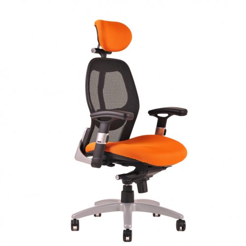 Kancelářská židle Saturn (oranžová)