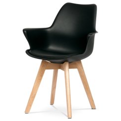 Jídelní židle CT-771 BK (buk/černá)
