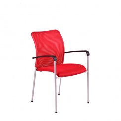 Konferenční židle Triton Grey (červená)