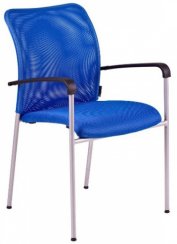 Konferenční židle Triton Grey (modrá)