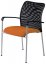 Konferenční židle Triton NET (oranžová)