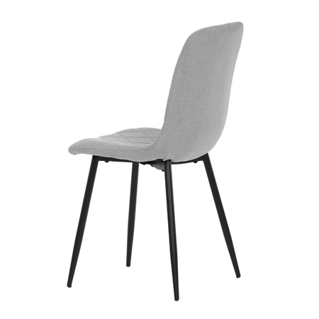 Jídelní židle CT-283 SIL2 (černá/stříbrná)