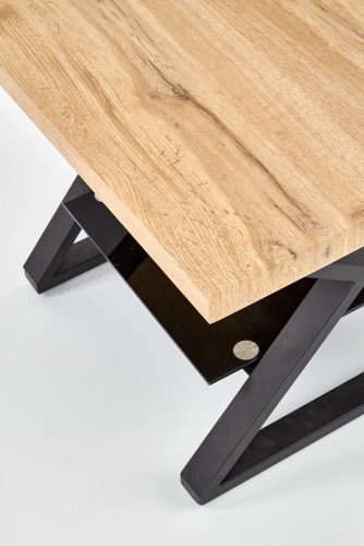 Konferenční stolek XENA KWADRAT (přírodní dubová dýha)