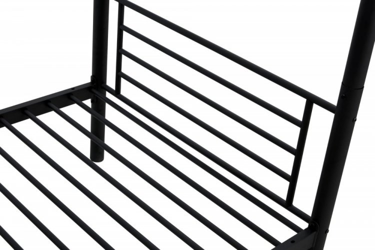 Patrová postel BUNKY 90 s možností 2 lůžek (černá)