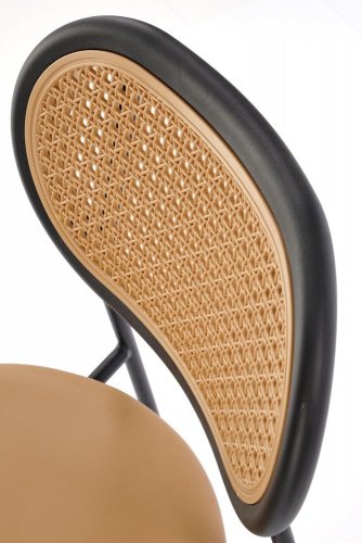 Ratanová židle K524 (světle hnědá)