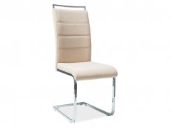 Jídelní židle H-441 chrom / béžová látka 98