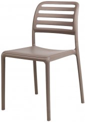 Židle Costa (hnědá), polypropylen