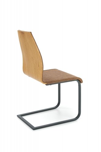 Jídelní židle K-265 (hnědá/zlatý dub)