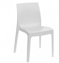 Židle Rome, polypropylen (bílá)