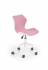 Dětská židle MATRIX 3 (bílo-světle růžová)