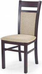 Jídelní židle GERARD 2 (tmavý ořech/torent beige)