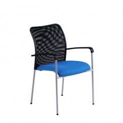 Konferenční židle Triton NET (modrá)