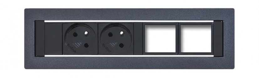 Konfigurovatelný pevný panel KPP 4 BLACK