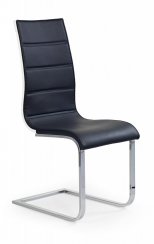 Jídelní židle K104 (černo-bílá)