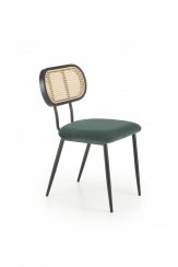 Ratanová židle K503 (tmavě zelená)