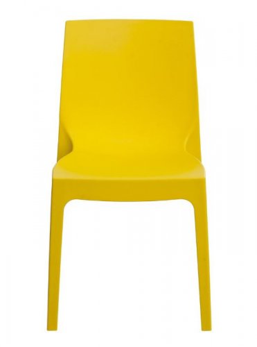 Židle Rome, polypropylen (žlutá)