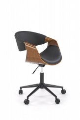 Konferenční židle BILBO (černá/ořech)