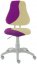Rostoucí židle FUXO S-LINE SU109/SU22 (béžová/fialová)