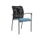 Konferenční židle Triton Black SL F83 (modrý sedák)