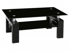 Konferenční stolek LISA II (černá/černá lesk)
