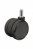 01112-KOL-RM55-KOBERCE: RU55 - kolečka, černá (na koberec) - 55 mm