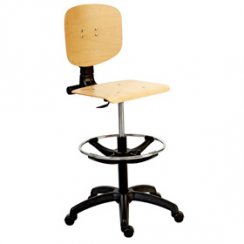 Laboratorní židle 1290 L MEK (705-0/9), nylonový kříž+kruh