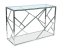 Konferenční stolek ESCADA C sklo/stříbrná)