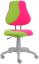 Rostoucí židle FUXO S-LINE SU41/SU34 (růžová/zelená)