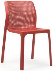 Židle Bit (korálová), polypropylen
