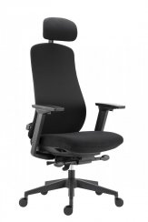 AKCE: Kancelářská židle FARRELL (černá)