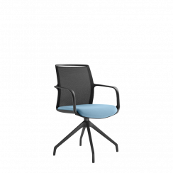 Konferenční židle LEAF 505,F90-BL