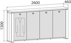 Kancelářská skříň EXPO+ E 3 4 01 (lamino)