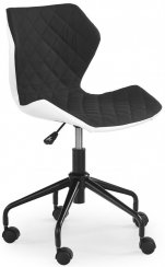 Dětská židle MATRIX (bílo-černá) - VÝPRODEJ SKLADU