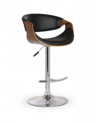 Barová židle H-100 (černá/ořech)