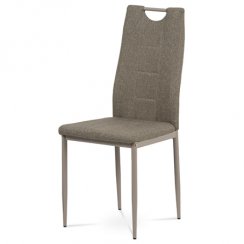 Jídelní židle DCL-393 CAP2 (béžová/cappuccino)