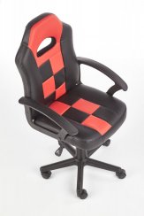 Dětská židle STORM (černo-červená)