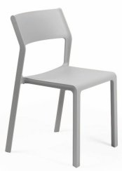Židle Trill, polypropylen (šedá)