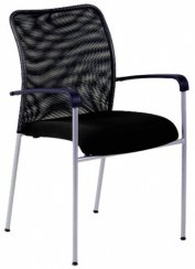Konferenční židle Triton NET (černá)